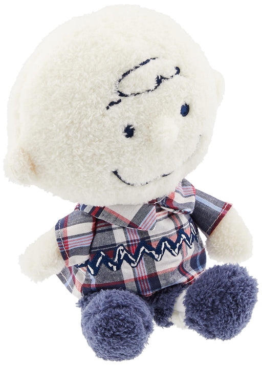 Nakajima Corporation Blueberry Check Charlie Brown S Plush Toy 172990-22 NEW_2