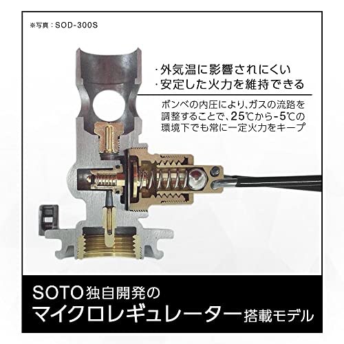 SOTO Made in Japan Single Burner Micro Regulator Equipped ST-340 Silver NEW_2