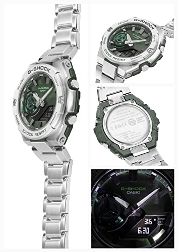 CASIO Watch G-SHOCK G-Steel Bluetooth GST-B500AD-3AJF Men's Silver NEW_2