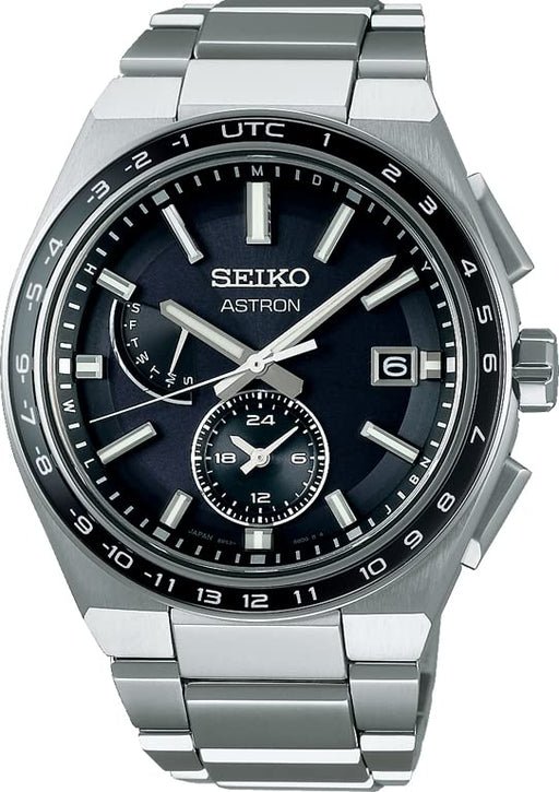SEIKO Astron NEXTER SBXY039 Solar Radio Men's Watch Full Auto Calendar Silver_1