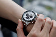 SEIKO Selection SBPY165 Solar Panda Chronograph Men's Watch White Black NEW_2