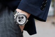 SEIKO Selection SBPY165 Solar Panda Chronograph Men's Watch White Black NEW_3