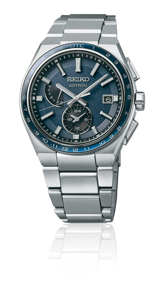 SEIKO Astron NEXTER SBXY037 Solar Radio Men's Watch Silver Full Auto Calendar_2