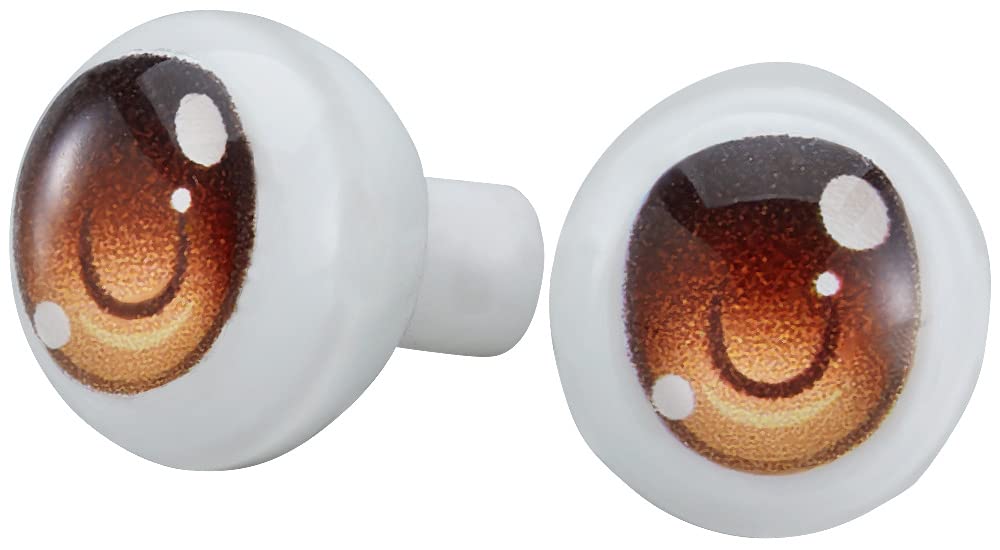 Nendoroid Doll Doll Eyes (Brown) Painted Plastic Complete Doll Parts 10cm NEW_1