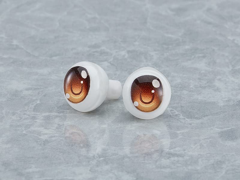 Nendoroid Doll Doll Eyes (Brown) Painted Plastic Complete Doll Parts 10cm NEW_2