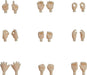 Nendoroid Doll: Hand Parts Set (Almond Milk) Painted Plastic Doll Parts Resale_1