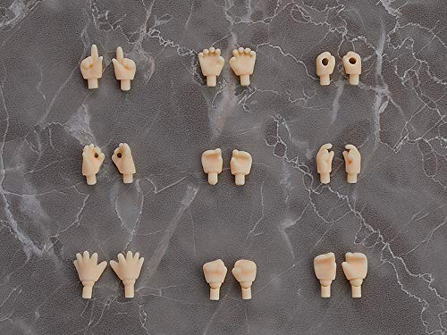 Nendoroid Doll: Hand Parts Set (Almond Milk) Painted Plastic Doll Parts Resale_2