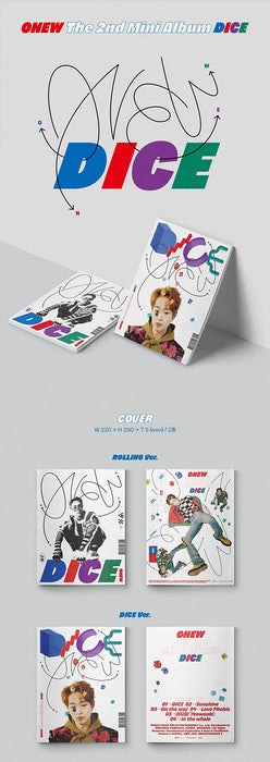 DICE Photo Book Ver. Korea Edition ONEW 2nd MINI ALBUM CD SMK1416 K-Pop_2