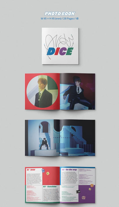 SHINee Onew 2nd Mini Album DICE (Digipack Version) SMK1417 Standard Edition_3