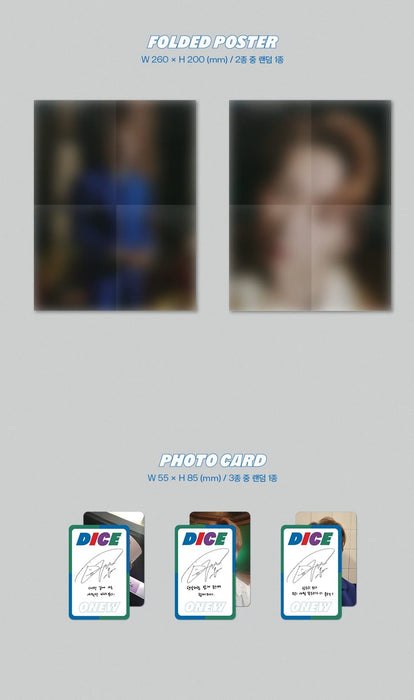SHINee Onew 2nd Mini Album DICE (Digipack Version) SMK1417 Standard Edition_4