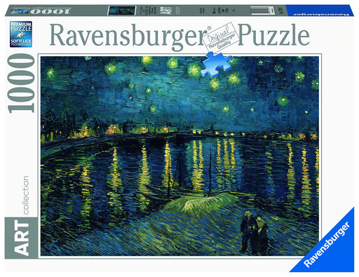 Ravensburger 1000 pc Van Gogh Jigsaw Puzzle Starry Night Over Rhone ‎6172337 NEW_2