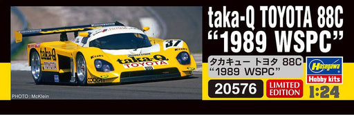 Hasegawa 1/24 taka-Q TOYOTA 88C 1989 WSPC Plastic Model kit 20576 NEW from Japan_2