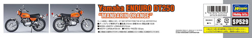 Hasegawa 1/10 YAMAHA ENDURO DT250 MANDARIN ORANGE Model kit SP529 NEW from Japan_6