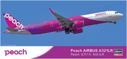 Hasegawa 1/200 Peach AIRBUS A321LR Model kit 10850 w/Decal JA902P NEW from Japan_1