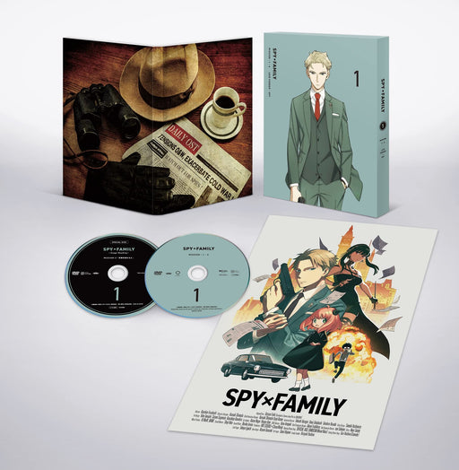 SPY x FAMILY Vol.1 First Limited Edition Blu-ray+DVD+Poster TBR-31352D No Bonus_2