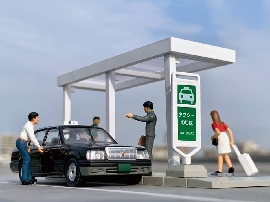 Diocolle 64 1/64 #Car Snap 04b Taxi stand Toyota Crown Comfort included 322825_2