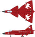 1/48 Flygvapnet AJS37 Viggen 'Red Viggen' The Show Must Go On Model Kit TPA-21_7