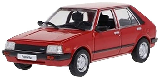 FIRST:43 1/43 MAZDA 323 (Familia) 1980 Red Overseas Model F43-166 Diecast Car_1