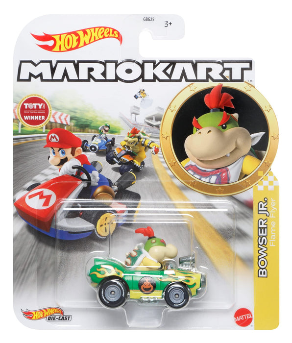 Mattel Hot Wheels Bowser Jr. Fire Hot Rod HDB27 Green Diecast Model Car NEW_6