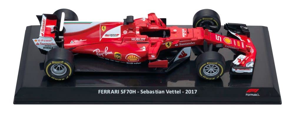 1/24 DeAGOSTINI Big Scale F1 #10 Ferrari SF70H Sebastian Vettel 2017 model cars_3