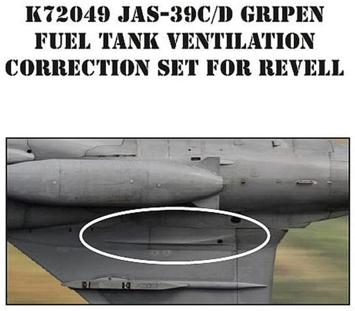 1/72 JAS-39C/D Gripen Fuel Tank Ventilation.Correction Set for Revell MHZK72049_2