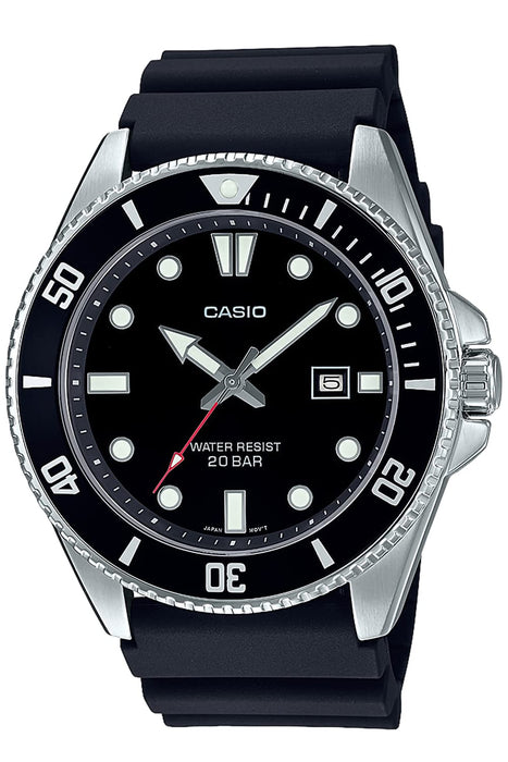 CASIO Collection MDV-107-1A1J Online Limited Model Men's Black Resin Band NEW_1