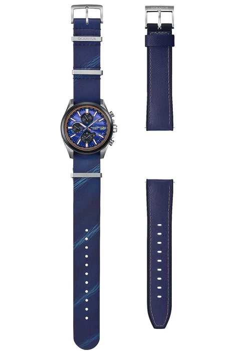 CASIO Oceanus OCW-T4000ALE-2AJR INDIGO Solar Radio Men's Watch Bluetooth NEW_1