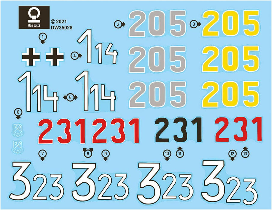 Das Werk 1/35 Pzkpfwg. VI Tiger I Late Plastic Model Kit USCDW35028 NEW_2