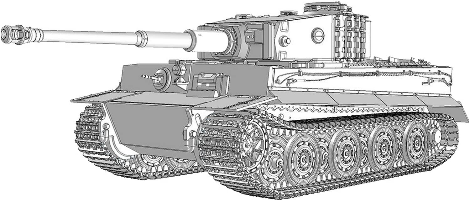 Das Werk 1/35 Pzkpfwg. VI Tiger I Late Plastic Model Kit USCDW35028 NEW_4