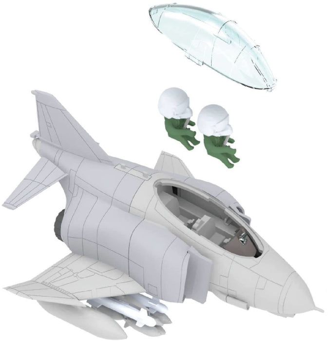 Compact Series: USAF F-4E PhatomII Early Long Nose ver. Model Kit ‎FRE162073 NEW_6