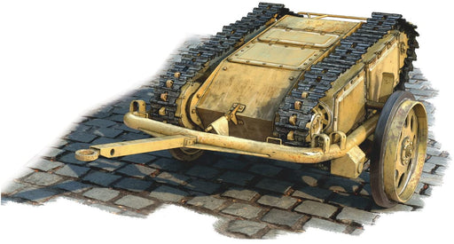 1/16 WWII German Sdkfz 302 Goliath Demolition Vehicle w/Cart Model Kit FRE16003_1