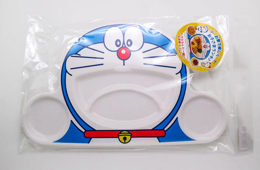OSK Doraemon Lunch Plate for Kids Made in Japan KP-13 Blue 20x34.7xH2.1cm NEW_2