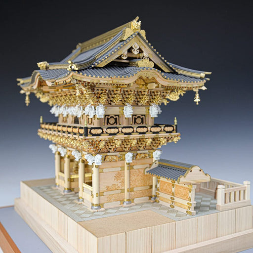 Woody JOE 1/50 scale Nikko Toshogu Shrine Yomeimon Wooden Model Assembly Kit NEW_2