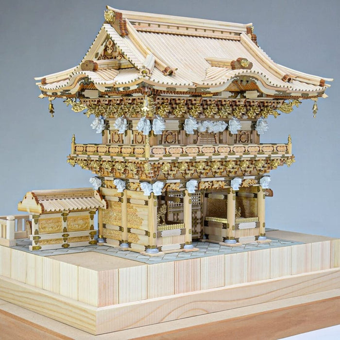 Woody JOE 1/50 scale Nikko Toshogu Shrine Yomeimon Wooden Model Assembly Kit NEW_5