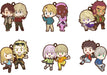 Movic TIGER & BUNNY2 rubber strap collection BOX all 6 Complete in box PVC 60mm_2