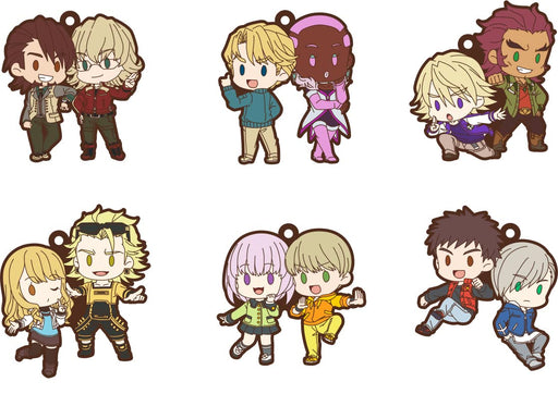 Movic TIGER & BUNNY2 rubber strap collection BOX all 6 Complete in box PVC 60mm_2