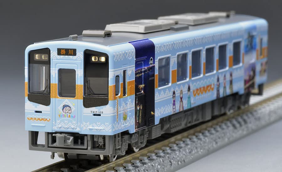 TOMIX 8609 Tenryu Hamanako Railroad Yuru Camp x Tenhama Line Wrap Train NEW_3