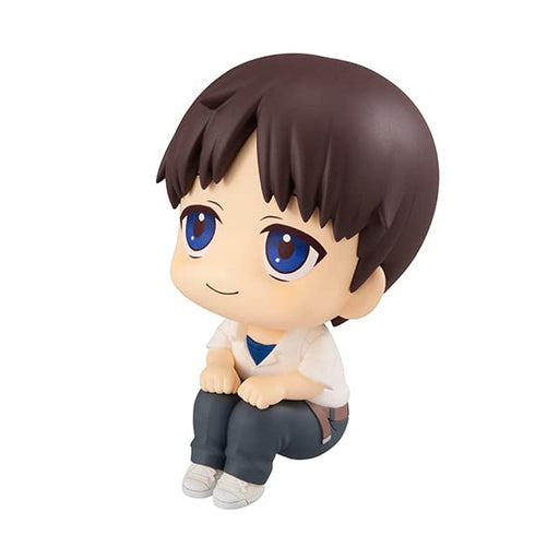Lookup Rebuild of Evangelion Shinji Ikari Sitting H110mm PVC Painted Figure NEW_2