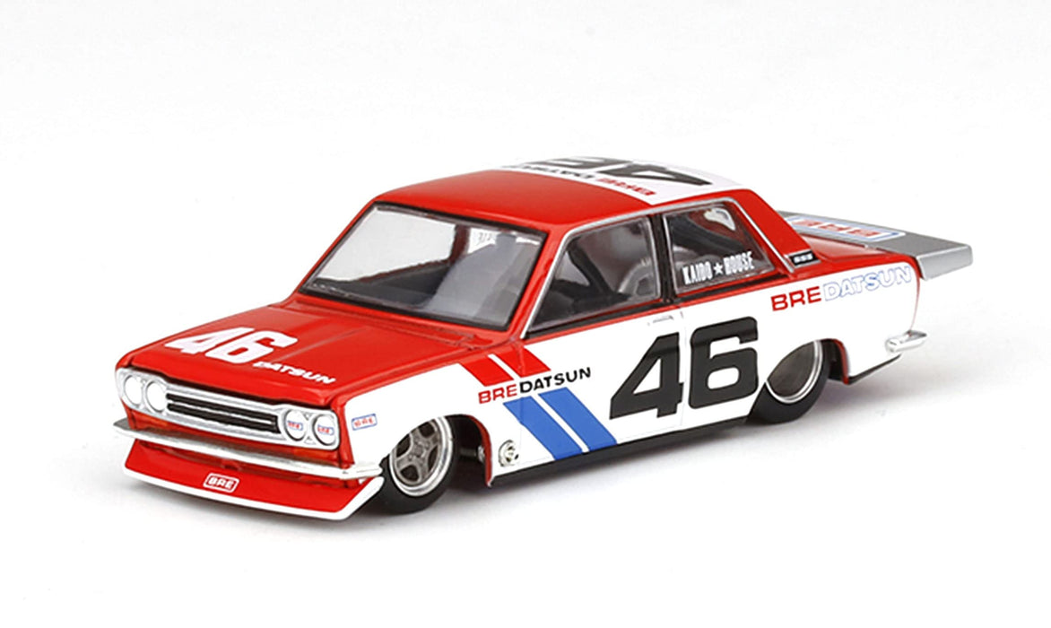 MINI GT 1/64 Datsun 510 Pro Street BRE510 V1 Kaido House LHD Diecast Car KHMG005_1