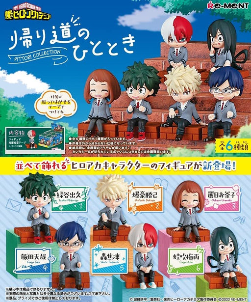 RE-MENT MY HERO ACADEMIA PITTORI COLLECTION Set of 6 Full Complete BOX NEW_1