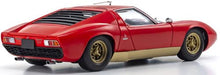 Kyosho Original 1/18 Lamborghini Miura P400SV Red/Gold KS08317RG Diecast Car NEW_2