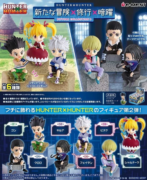 Re-Ment HUNTER x HUNTER PITTORI COLLECTION 2 Set of 6 pieces Complete BOX NEW_1