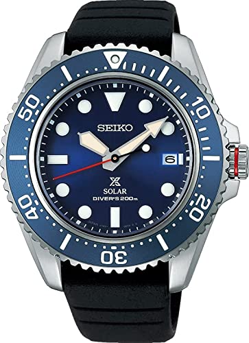 Seiko Prospex SBDJ055 Blue Diver Scuba 200m Solar Sapphire Stainless Men Watch_1