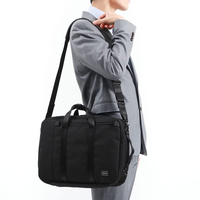 Yoshida Bag PORTER TENSION 3WAY BRIEFCASE Navy 627-16561 Made in JAPAN Nylon NEW_2