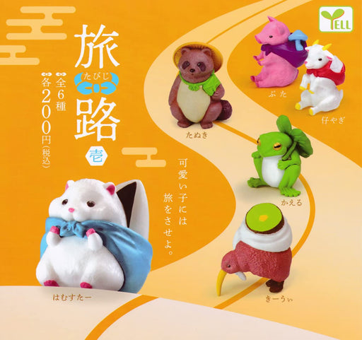 Yell Journey Tabiji Ichi Set of 6 Figure Full Complete Set Gashapon toys NEW_2