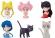 Bandai Sailor Moon Eternal Hugcot 2 Set of 6 Full Complete set Gashapon toys NEW_1