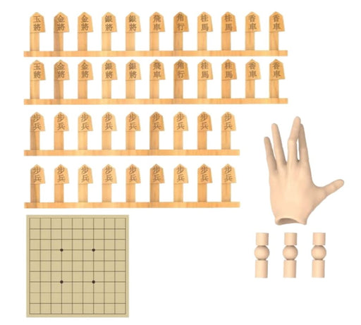 Tori Factory 1/12 Resin Shogi Set w/ Hands for Figures ID-05 Molded Color NEW_1