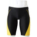MIZUNO N2JB2602 Men's Swimsuit STROKE ONE Half Spats Inseam 23cm Black/Yellow L_1
