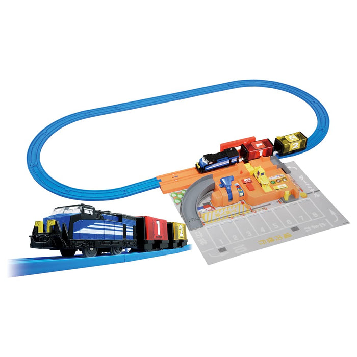 TAKARA TOMY Pla-rail Let's carry Tomica Smooth Loading Terminal Battery Powered_1