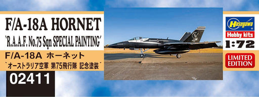 Hasegawa 1/72 F/A-18A Hornet 'RAAF No.75 Special Painting' Model Kit 02411 NEW_2